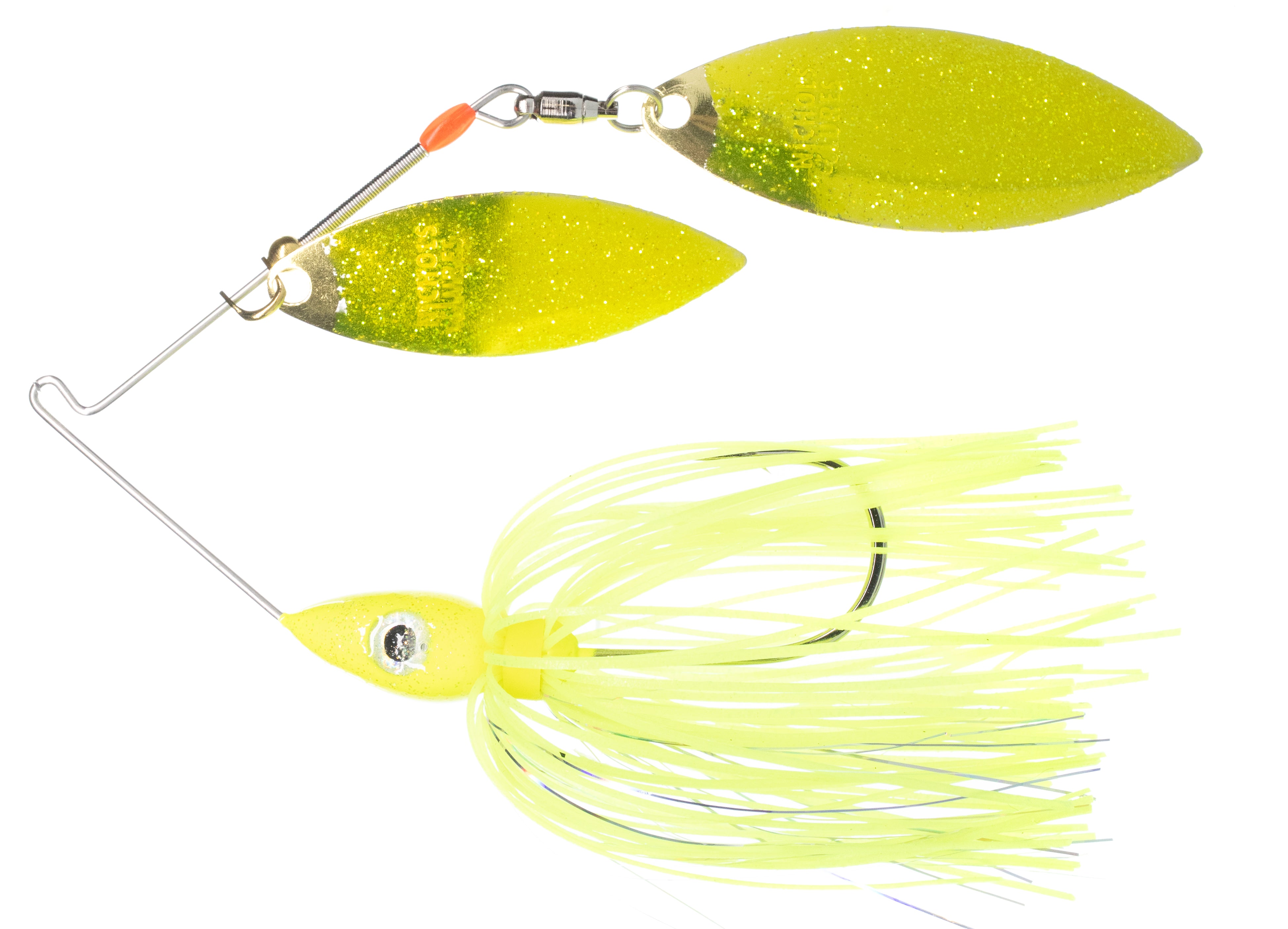 Nichols Lures SG1567-12 Pulsator Shattered Glass Spinnerbait, 1/2oz, Green Crystal Silver