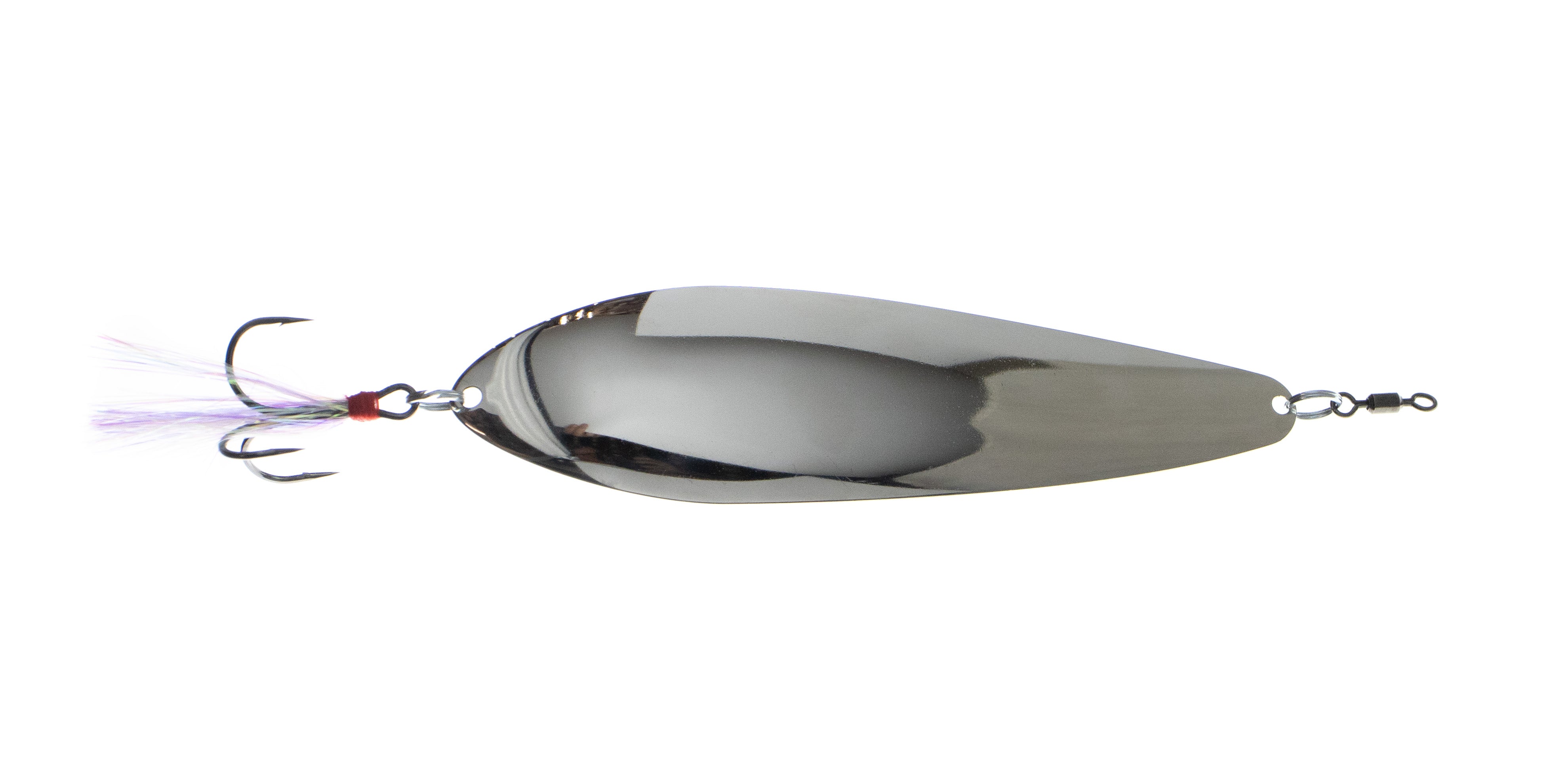 Nichols Lures Ben Parker Mini Magnum Flutter Spoon Silver Chrome
