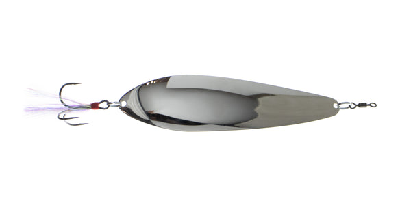 Nichols Lures Lake Fork Flutter Spoon - 5in - Silver Scale